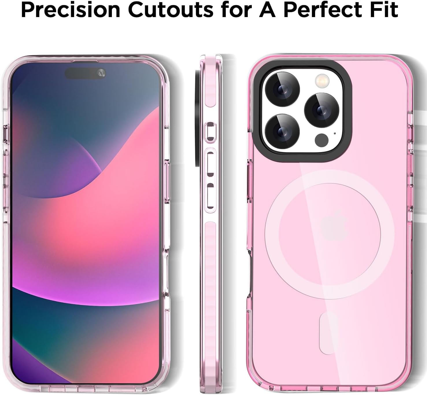 Thumbnail 6 de AICase Funda Rosa Neón para iPhone 16 Pro con MagSafe