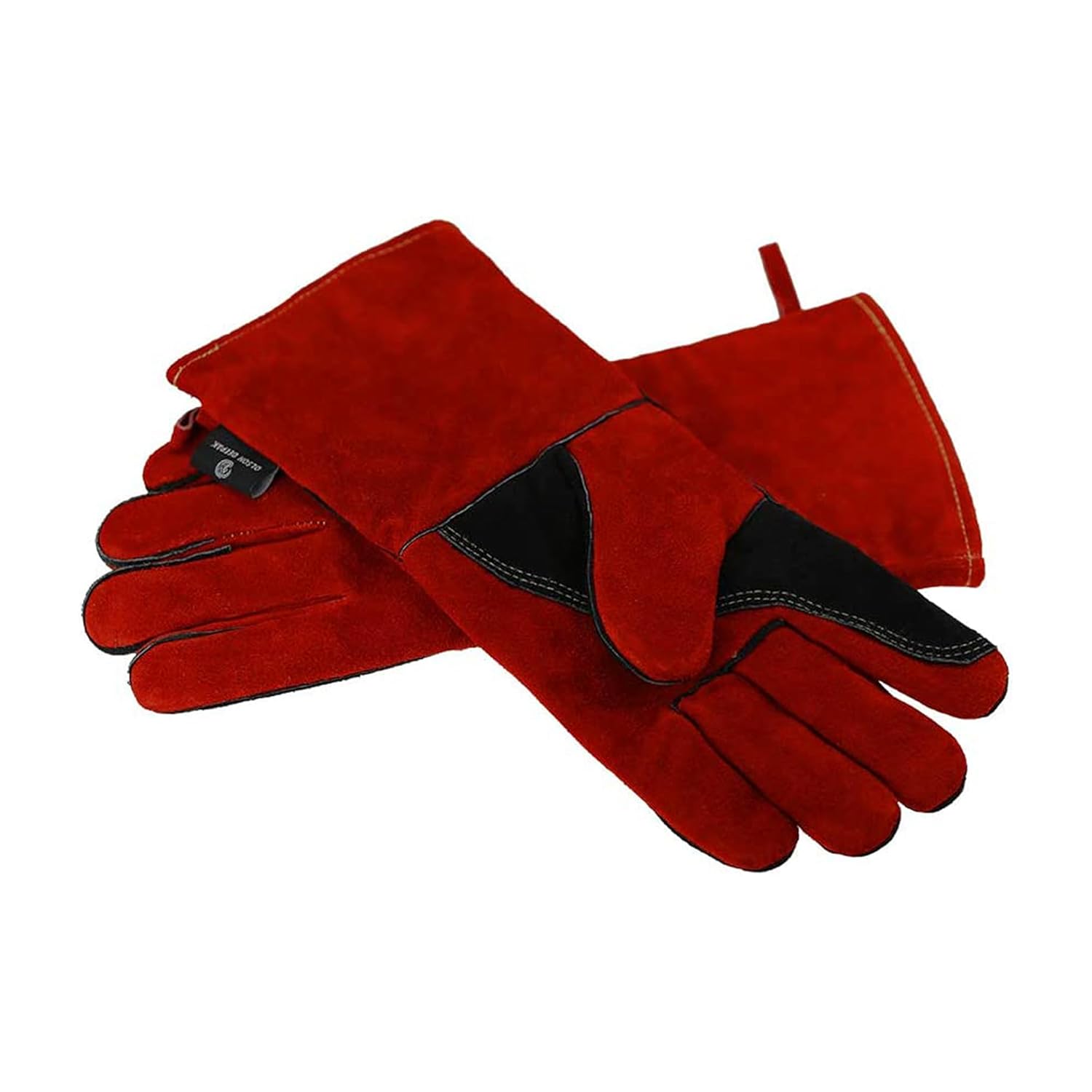 OLSON DEEPAK Leather Heat‑Resistant Welding Gloves, 14"