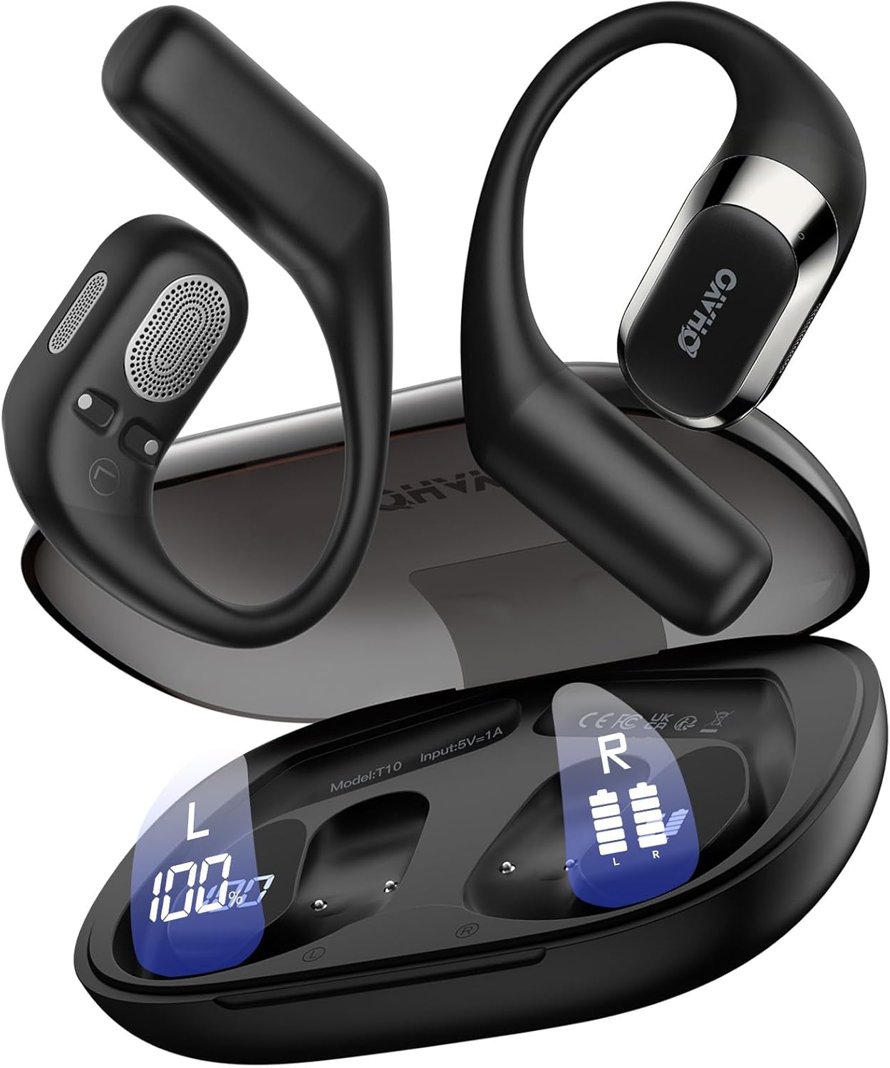 Detalle de OHAYO T10 Open Ear Headphones 40H