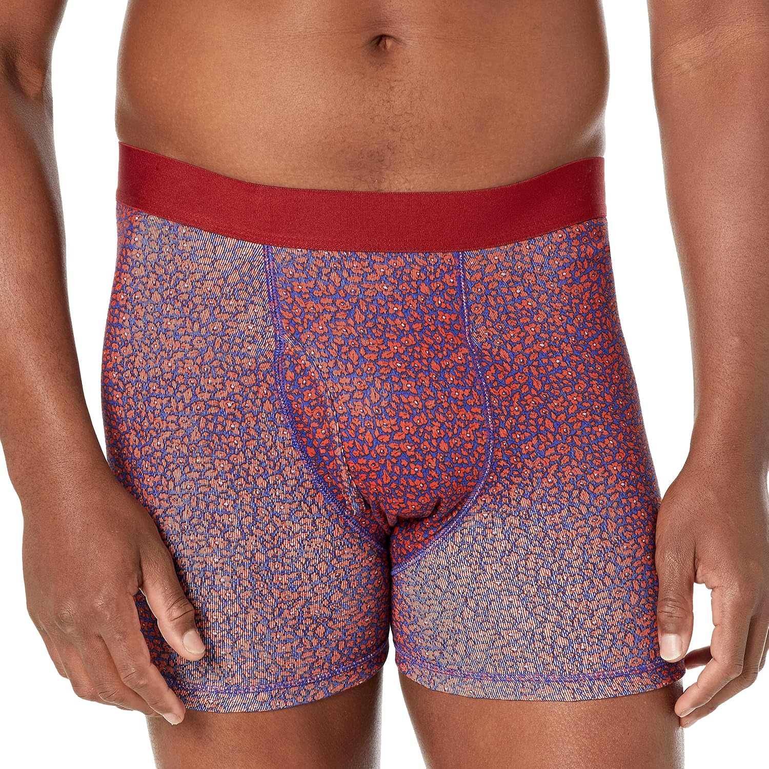 Detalle de Herren-Boxershorts von Amazon Essentials aus 100% Baumwolle (ohne Etikett) – schmale Passform