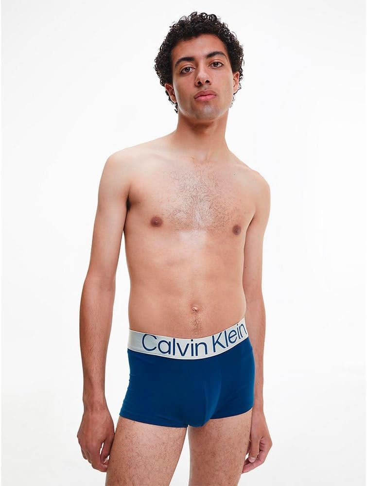 Detalle de Calvin Klein Herren Bóxer-Trunk STEEL-MICRO – nachhaltig, elegant und komfortabel