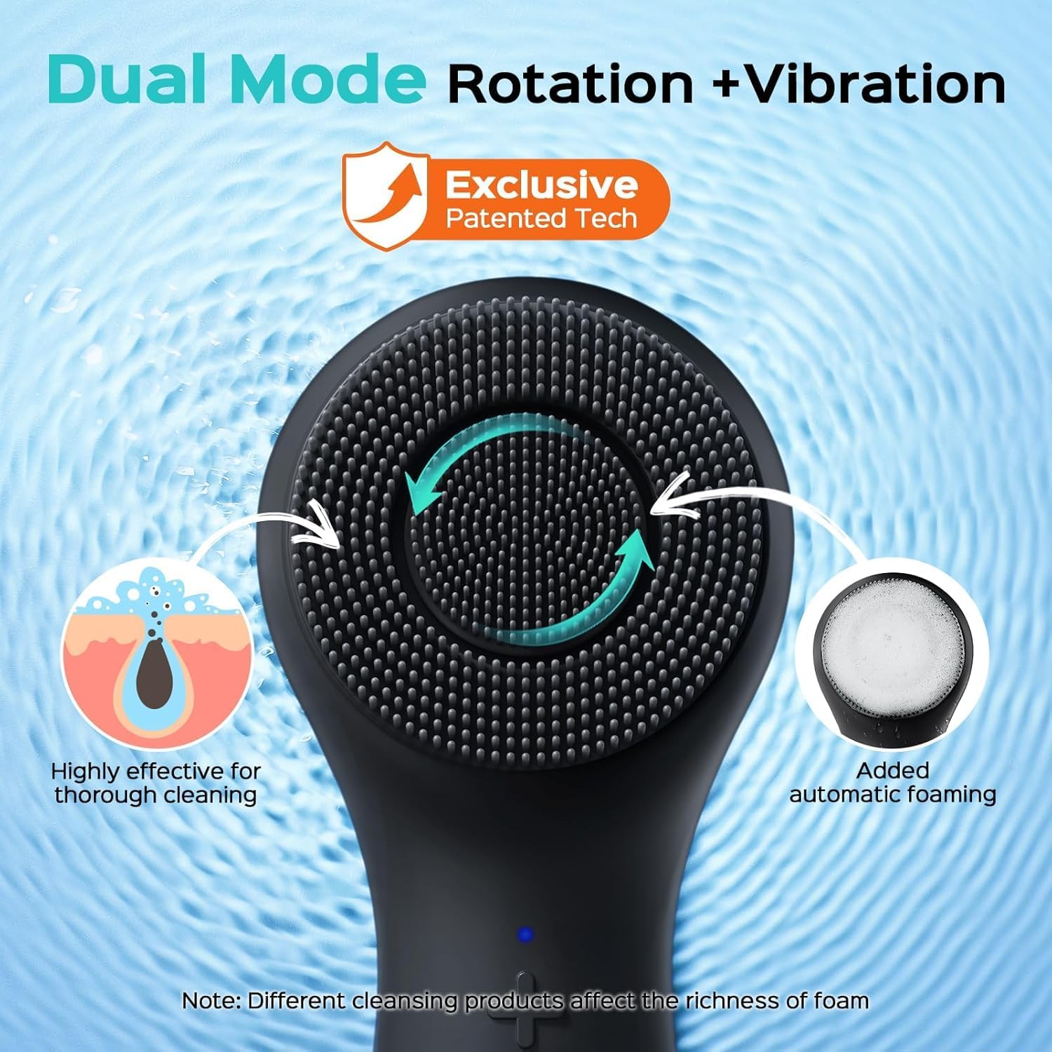 Detalle de COSLUS Facial Cleansing Brush FBS03