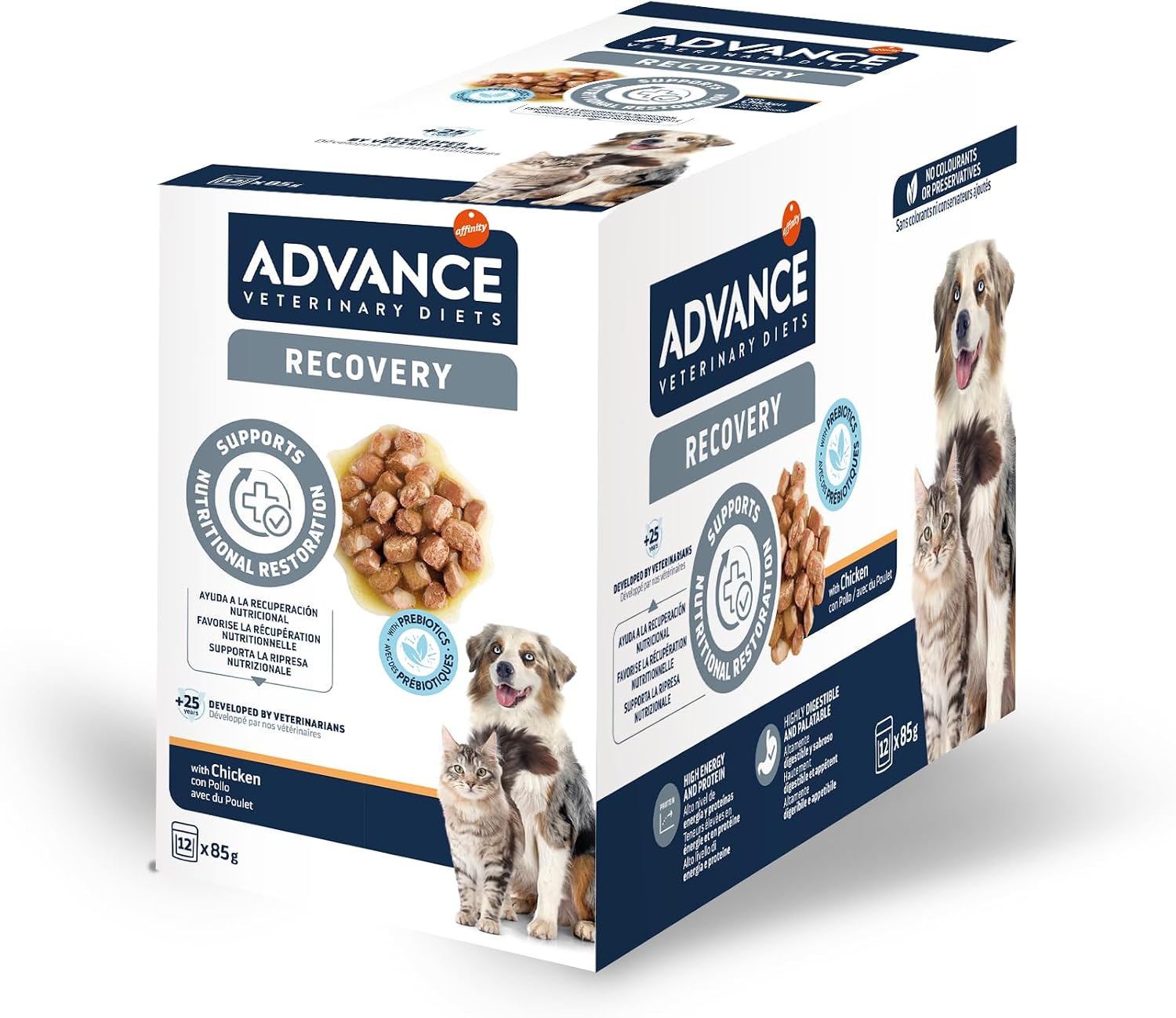 Detalle de Advance Veterinary Diets Gastroenteric Cibo Umido per Gatti Multipack 12 bustine da 85g