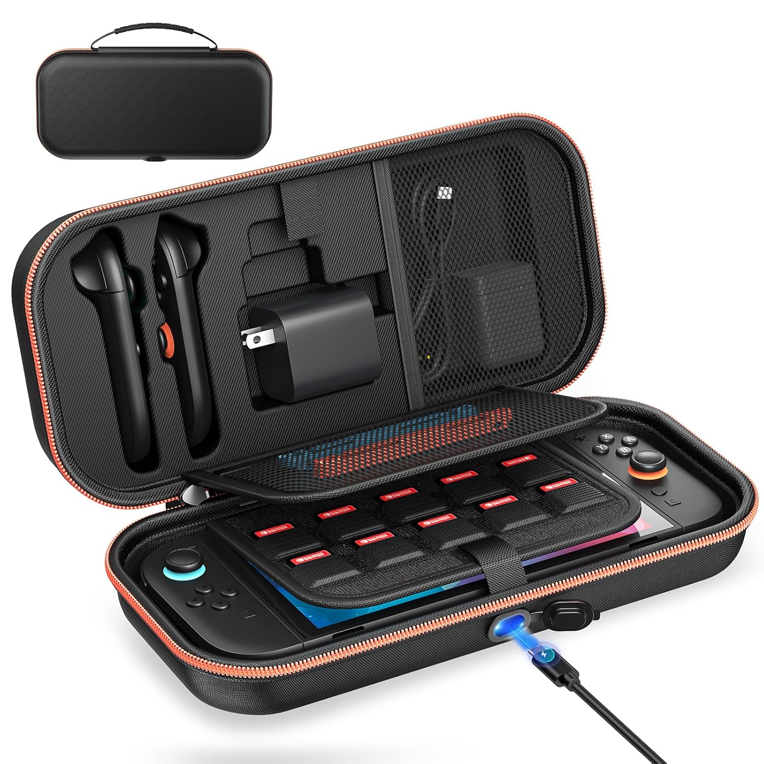 Detalle de Nintendo Switch 2 Tasche Große Harte Tasche