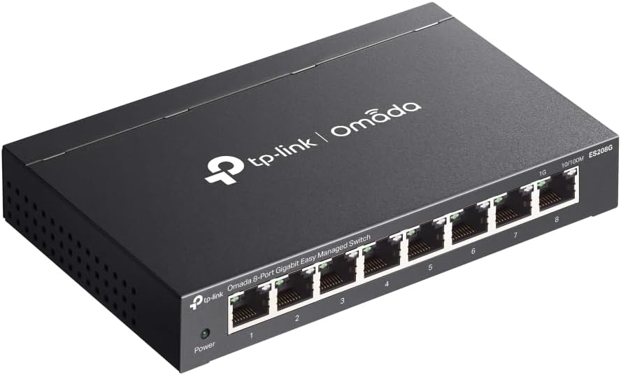 Thumbnail 3 de TP-Link Omada ES208G – 8-Port Gigabit Switch mit zentraler Cloud-Verwaltung