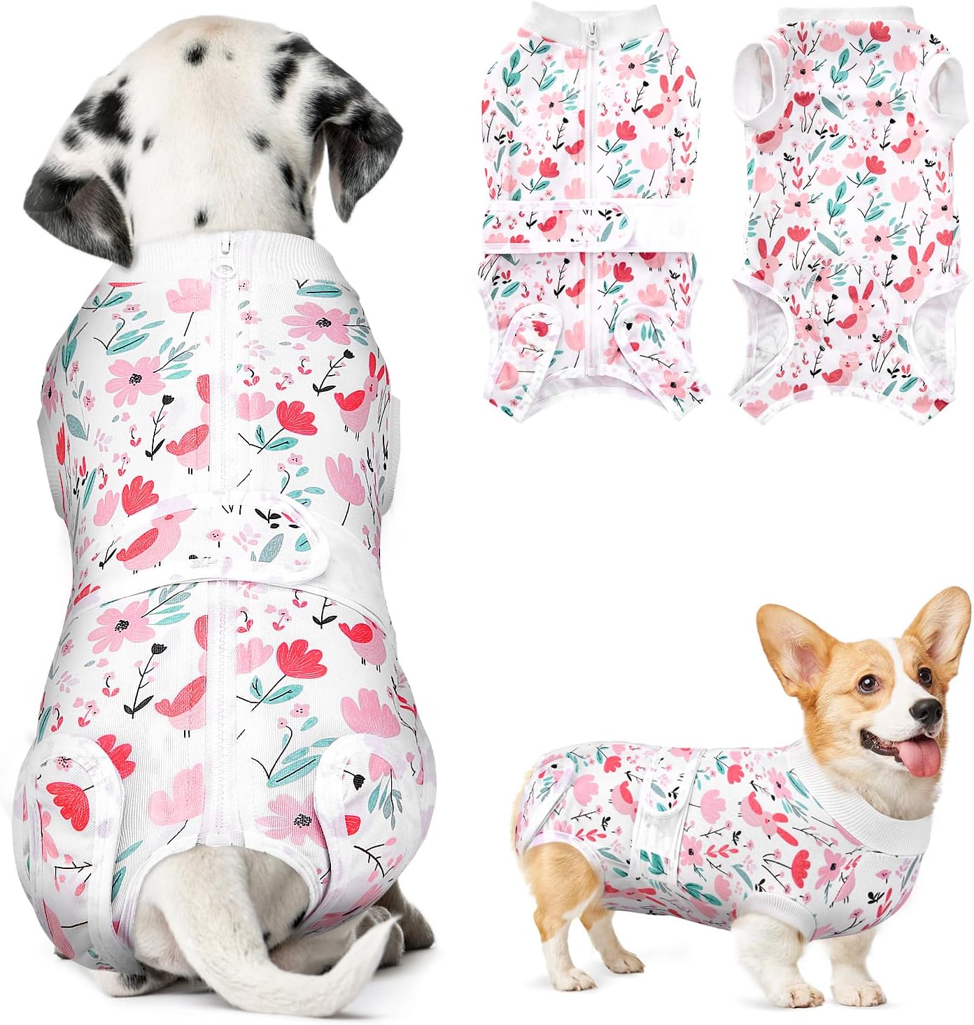 Detalle de Eyein Dog Surgery Recovery Suit XS — Post-Operative Bodysuit for Dogs