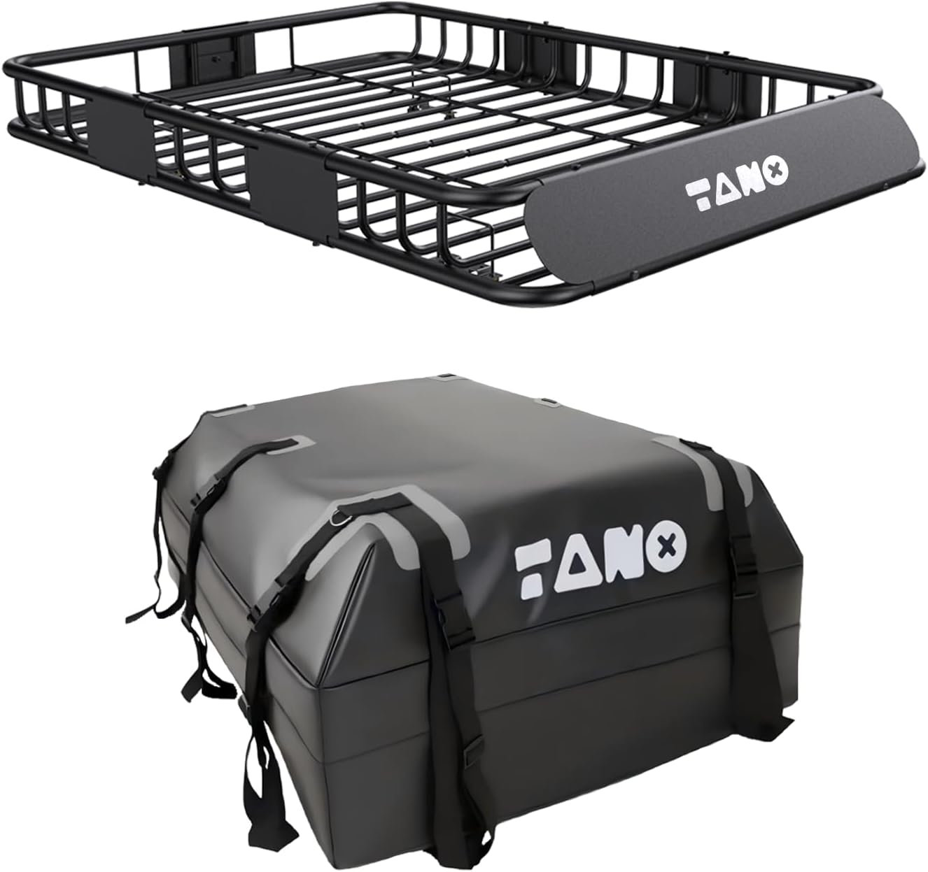 Detalle 2 de TANX Roof Cargo Basket, 51 x 36 x 5 Inches