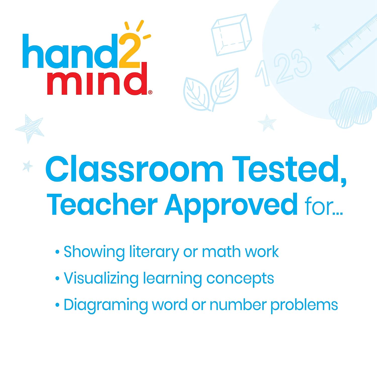 Detalle 2 de hand2mind Student Whiteboards, 9 x 12 inches