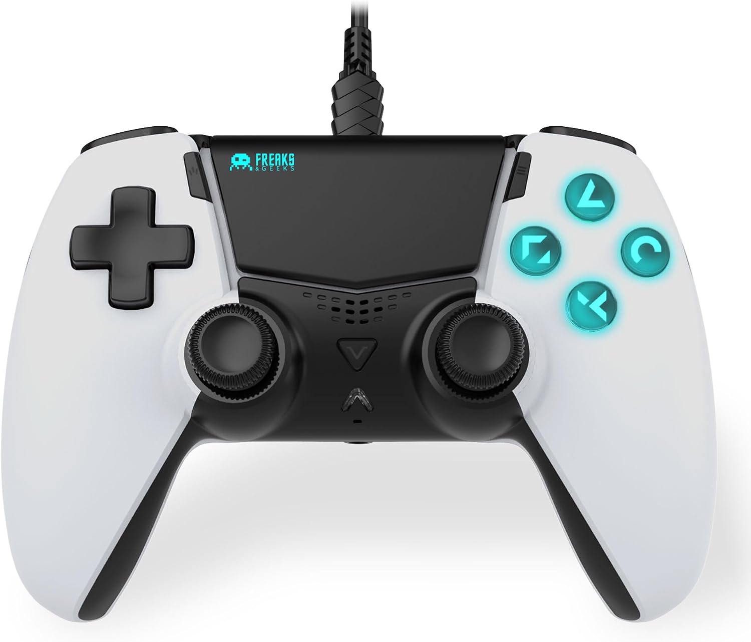 Detalle de Freaks And Geeks 150074 Wired PS5 Controller with 3m Cable and Programmable Back Buttons