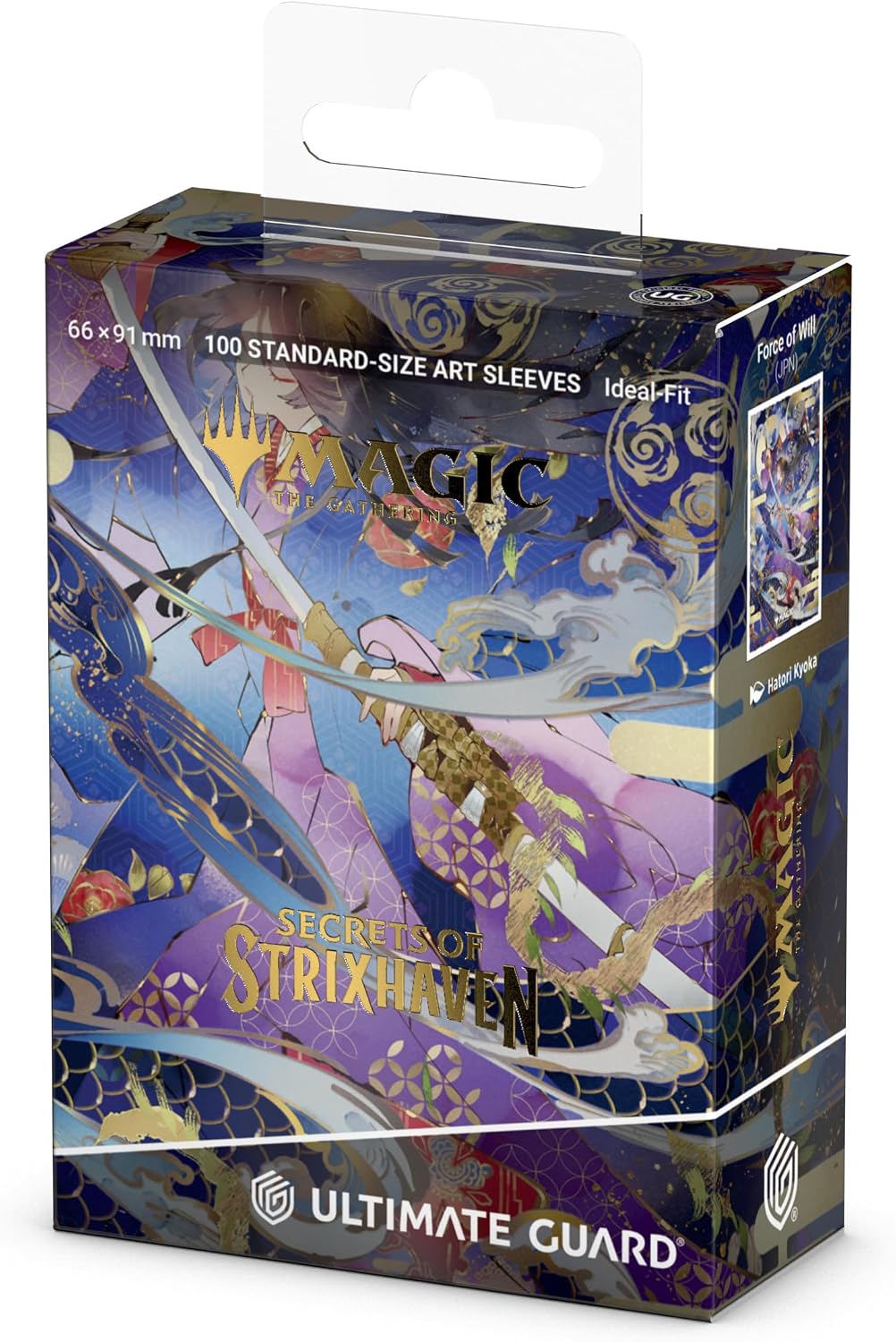 Detalle de Ultimate Guard フォース・オブ・ウィル(JPN)アートスリーブ|MTG公式アート・不透明な背面