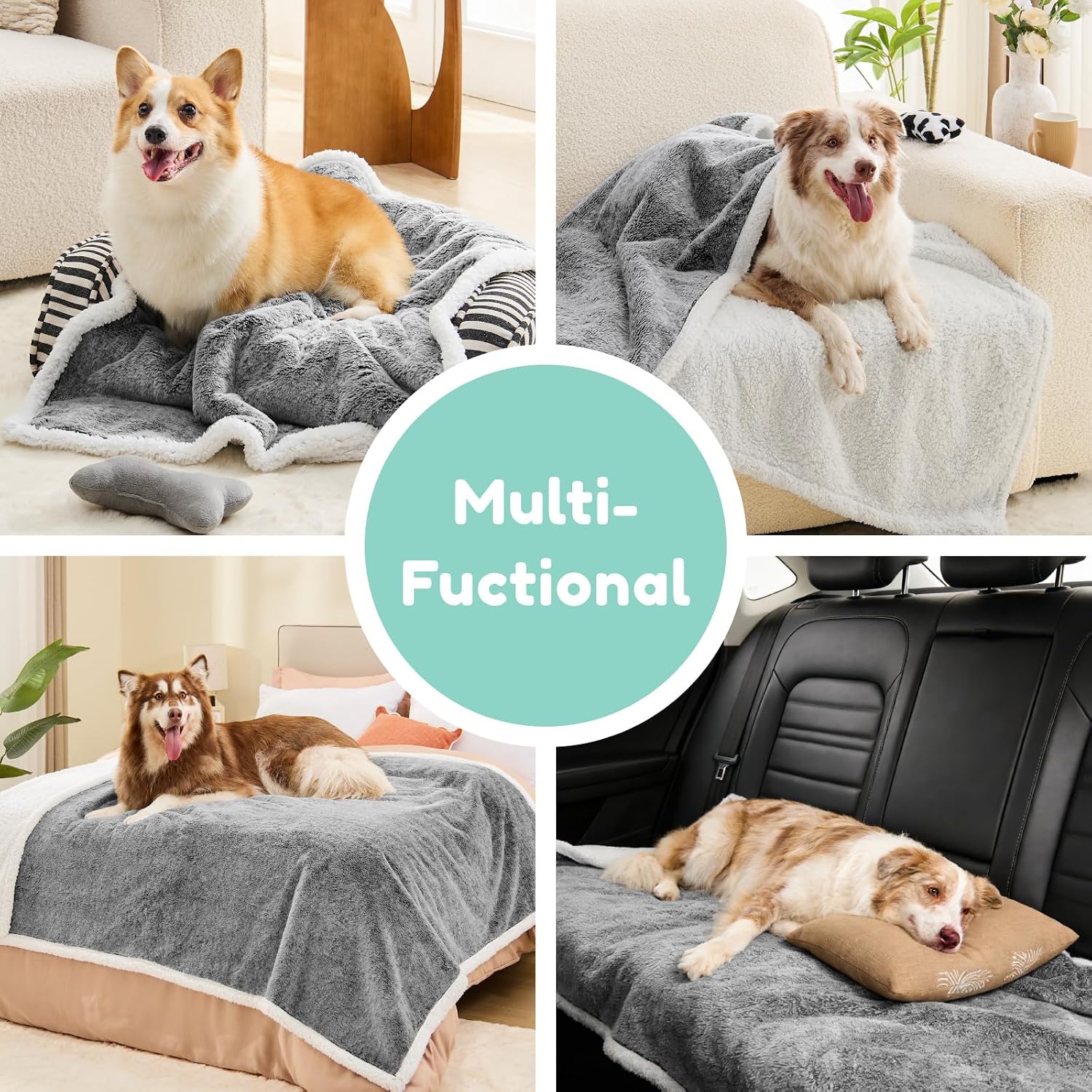 Thumbnail 6 de ChiXnuggle Waterproof Dog Blanket, Twin