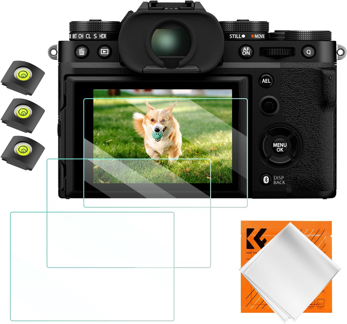 Thumbnail 6 de K&F CONCEPT Protector pantalla para Fujifilm X100V 3 unidades