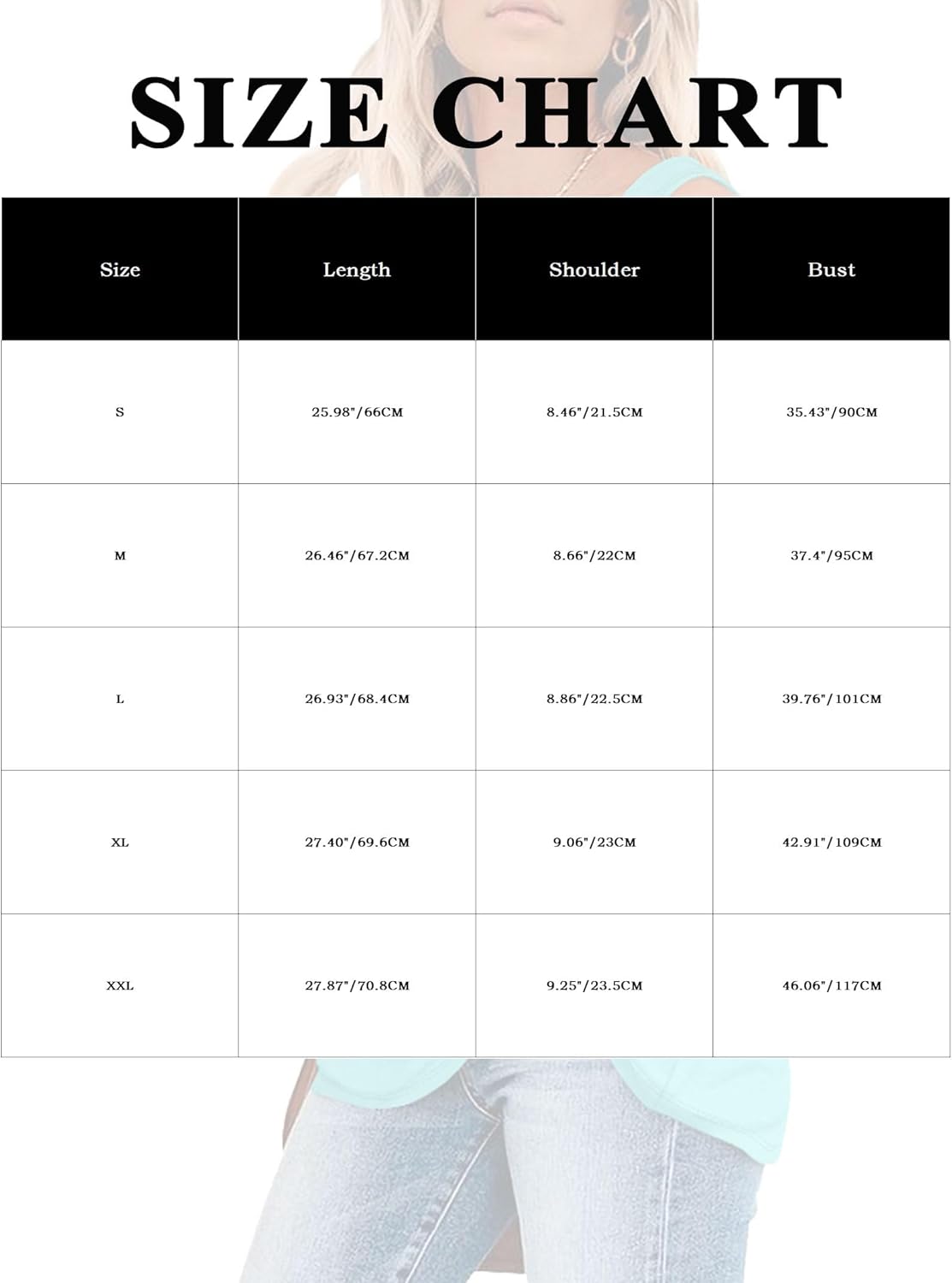 Thumbnail 4 de Famulily Damen-Henley Tank Top mit U-Ausschnitt – Sommerleichtes ärmelloses Oberteil