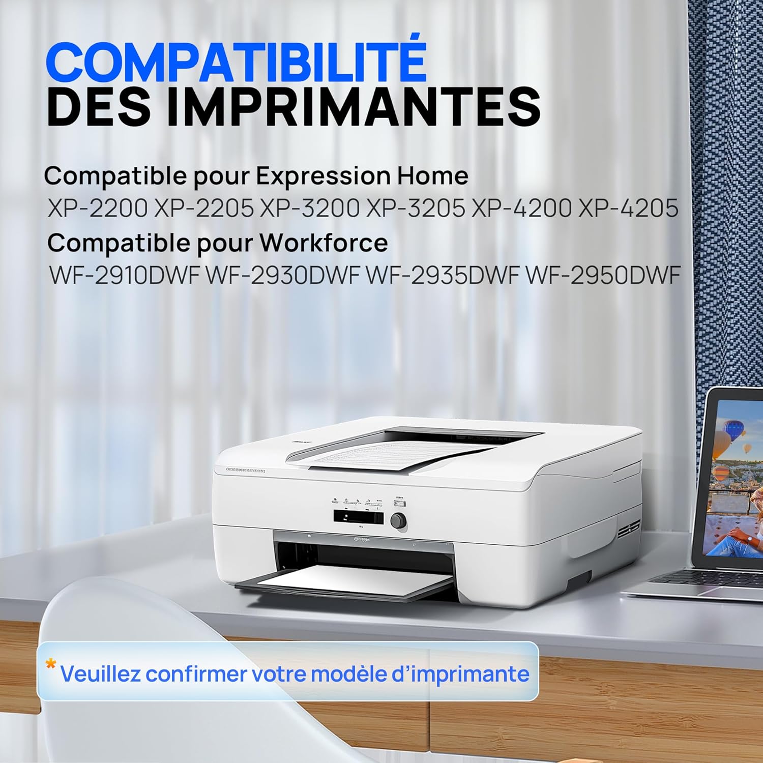 Thumbnail 1 de AIRLYSIS Cartouche Compatible 604 XL - Pack de 8 pour Epson XP et Workforce