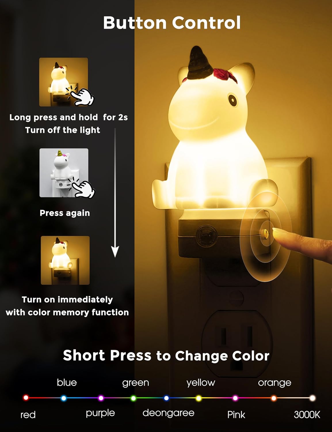 Detalle de L LOHAS Plug-In Night Light
