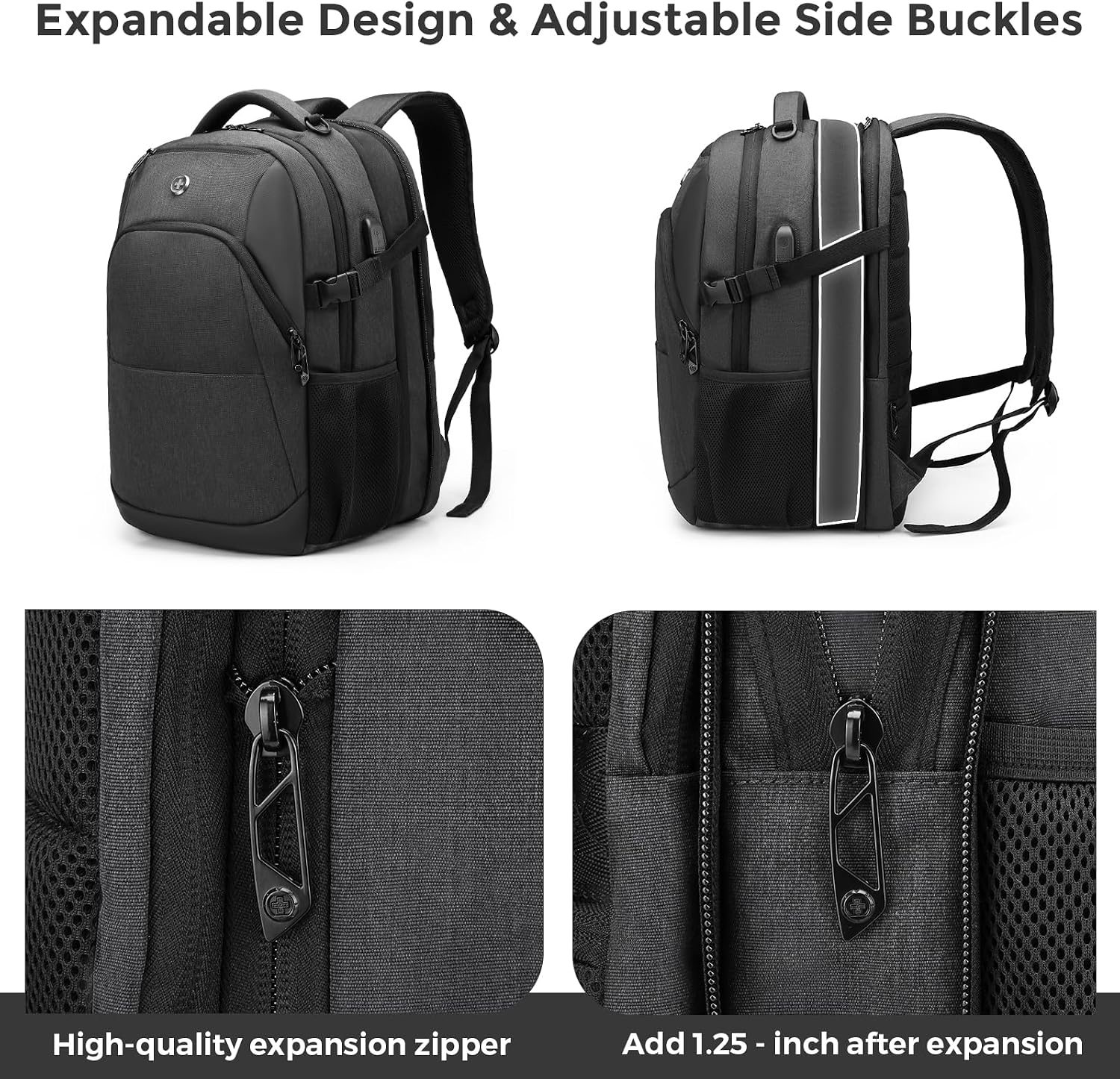 Detalle 2 de Swissdigital Design Laptop Backpack 17-Inch