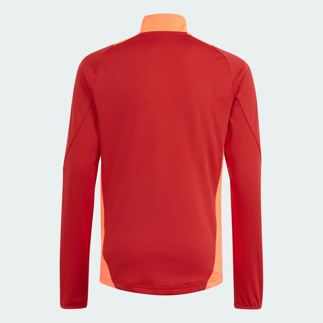 Detalle 2 de Sudadera entrenamiento Tiro 24 Competition (Adolescentes) de Adidas, en rojo