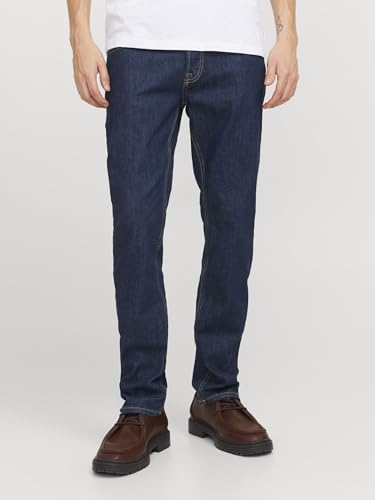 Detalle 2 de Jack & Jones Jjiglenn Jjoriginal Am 815 Noos: Vaqueros slim para hombre en Blue Denim