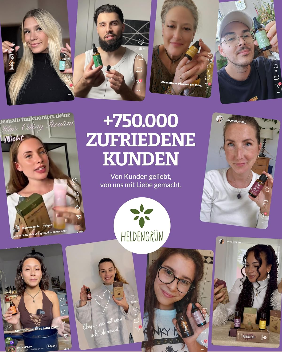 Thumbnail 6 de Heldengrün® Lavendelspray „Gute Nacht“ (Bio-Lavendelöl) – Kissenspray & Raumspray