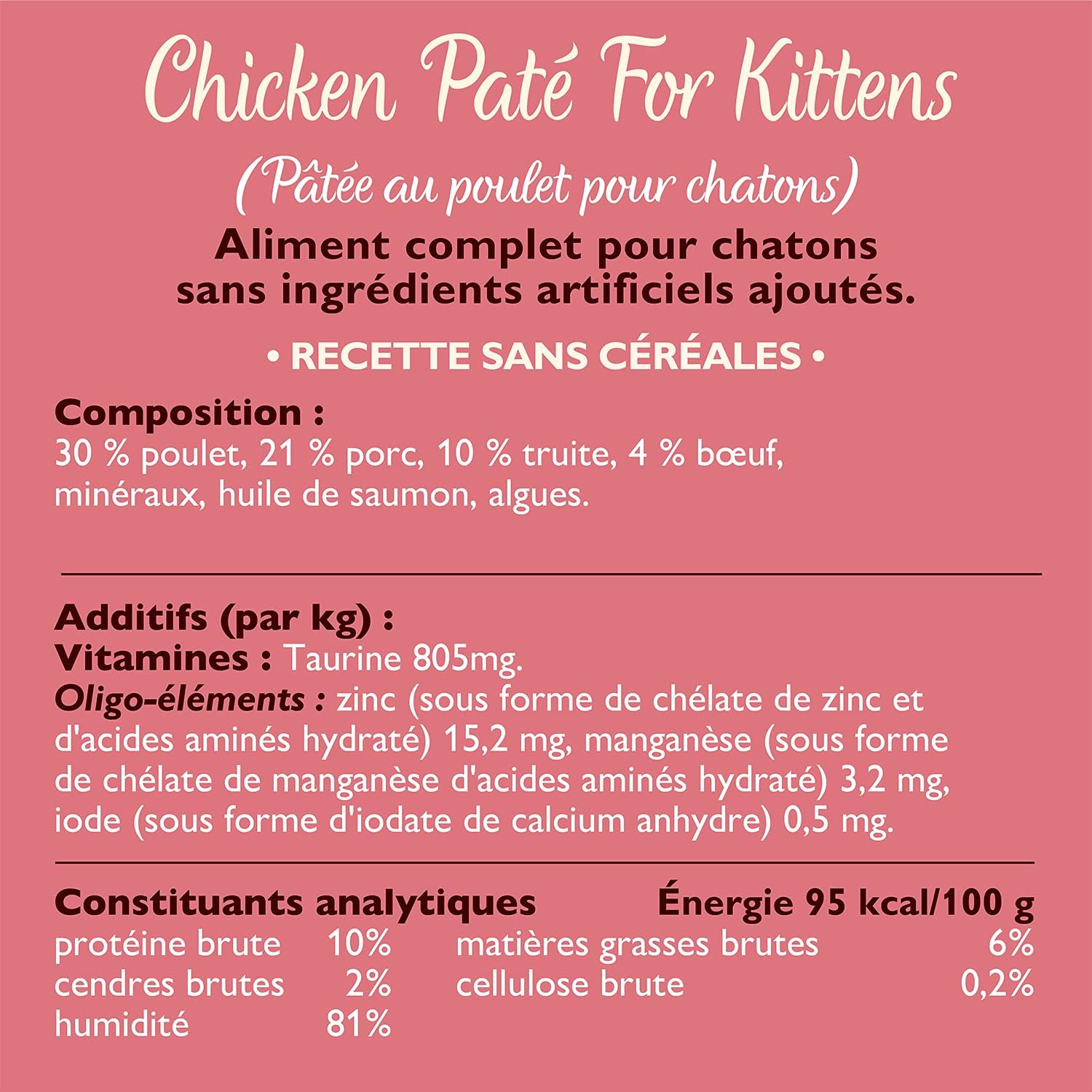 Thumbnail 6 de Lily's Kitchen Pâté lisse pour chaton Poulet + bœuf (19 x 85 g) – aliments humides naturels