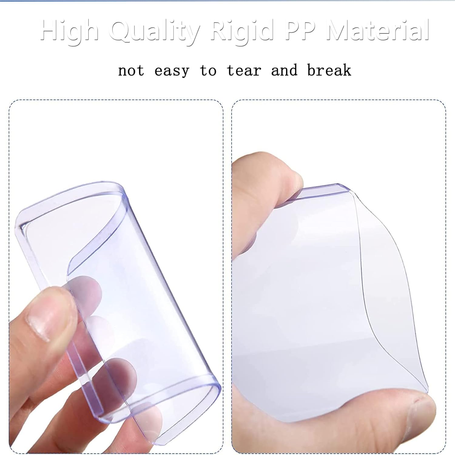 Thumbnail 2 de WAIZHIUA 76x101mm Toploaders 35pt rigid sleeves 📷