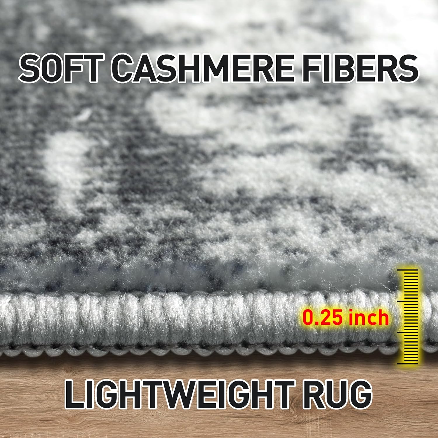 Detalle 2 de 8x10 Washable Area Rug Modern Abstract