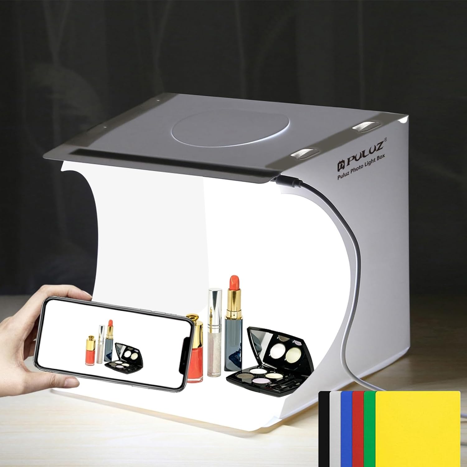 Detalle de PULUZ Mini Photo Studio Light Box 21cm