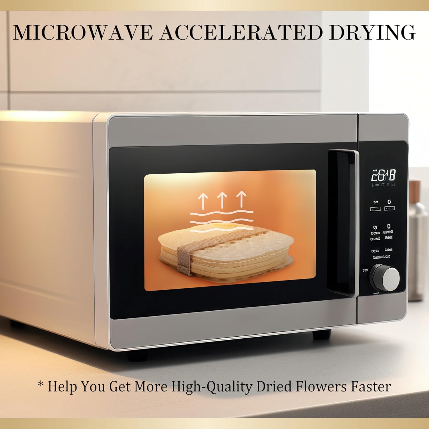 Thumbnail 2 de Aboofx Microwave Flower Press Kit (6.3 x 6.3 inch / 16 x 16 cm) – 3 Layers quick-drying pressing kit