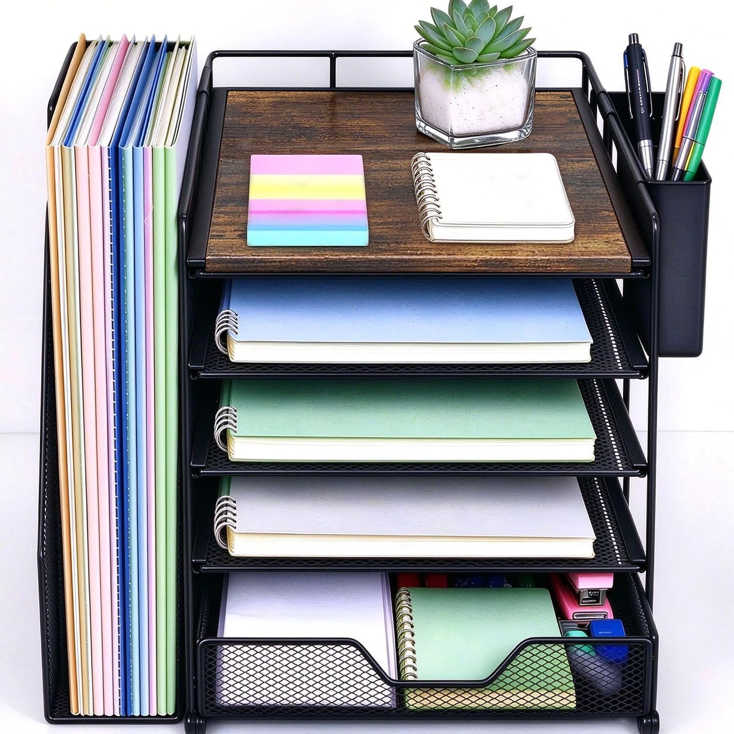 Detalle de Gugsey Desk File Organizer, 5-Tier