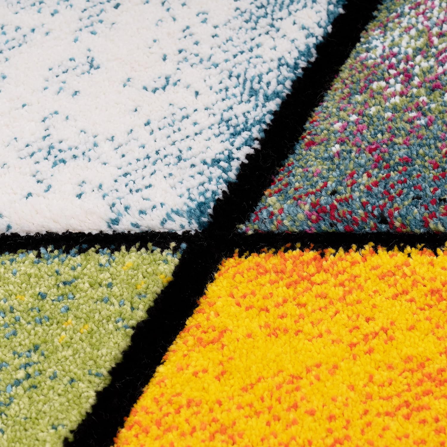Detalle 2 de Paco Home Tapis 200x290 cm Poils Ras Multicolore 3