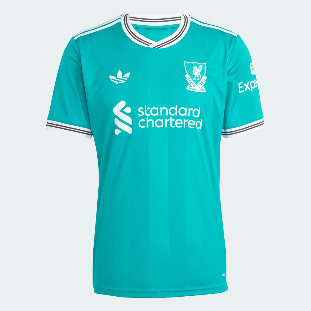 Detalle de Camiseta tercera equipación Liverpool FC 25/26 de Adidas