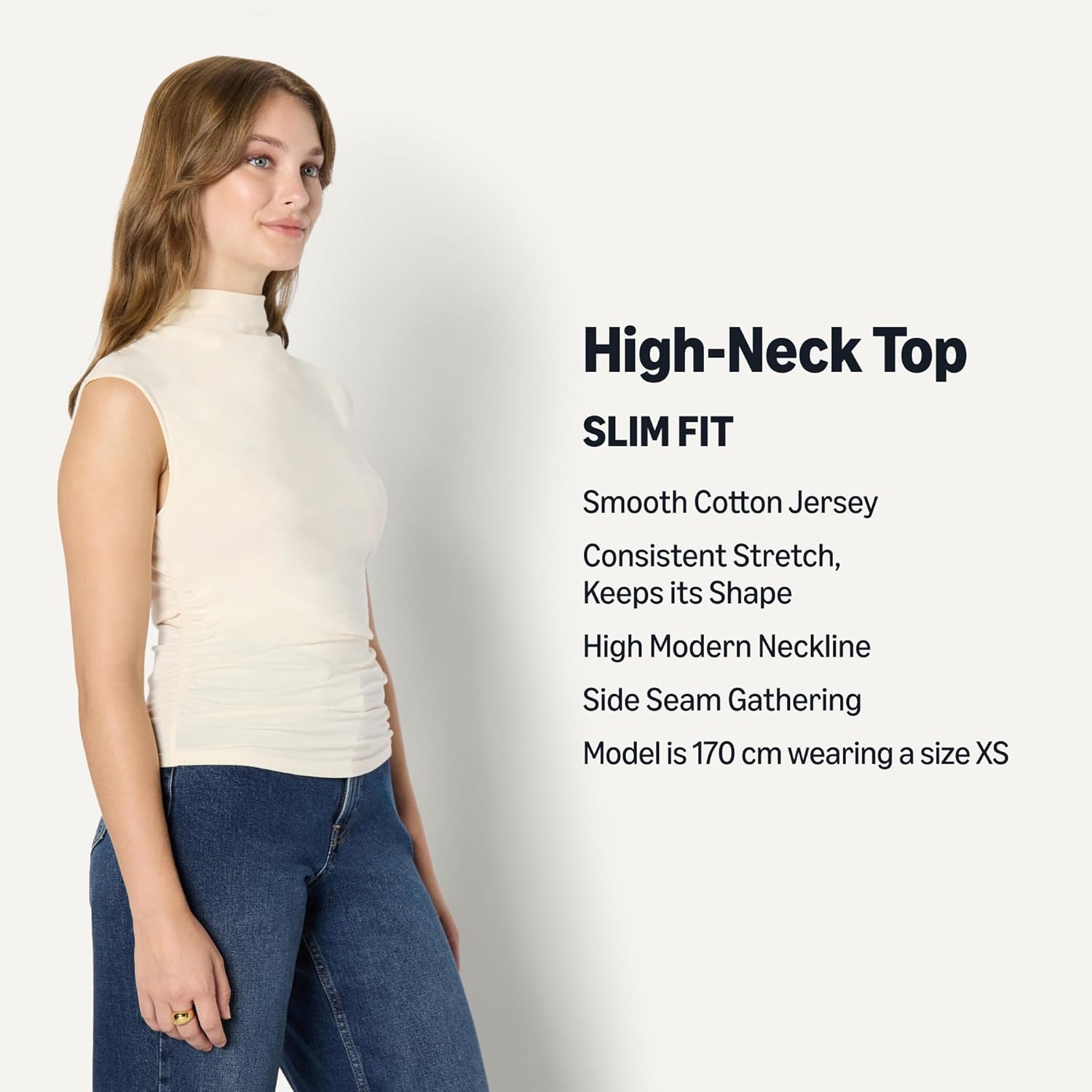 Thumbnail 3 de Amazon Essentials Women's Slim-Fit Sleeveless High-Neck Top