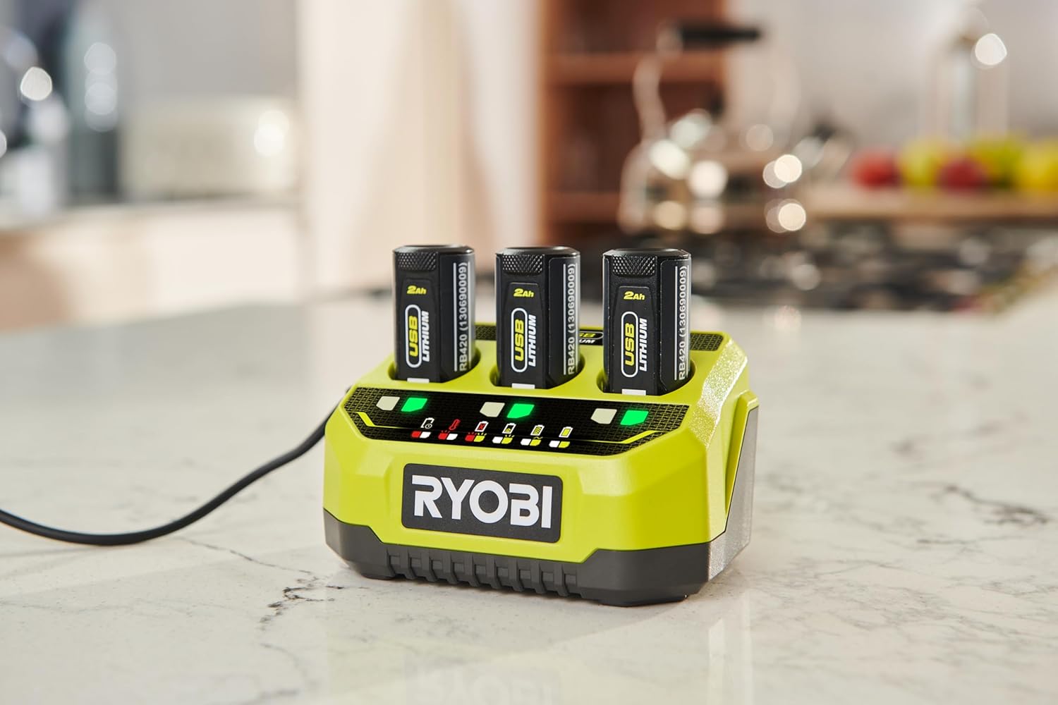 Thumbnail 4 de Ryobi RC43P Caricabatterie 3 Porte 2 ore