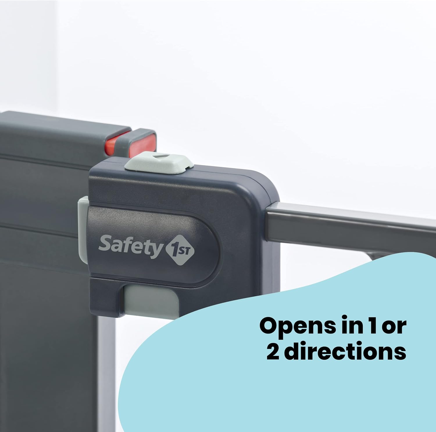 Thumbnail 6 de Safety 1st Easy Close Metal Gate: Pressure Fit Baby Gate, 73–80 cm (up to 108 cm with extensions) – Grey