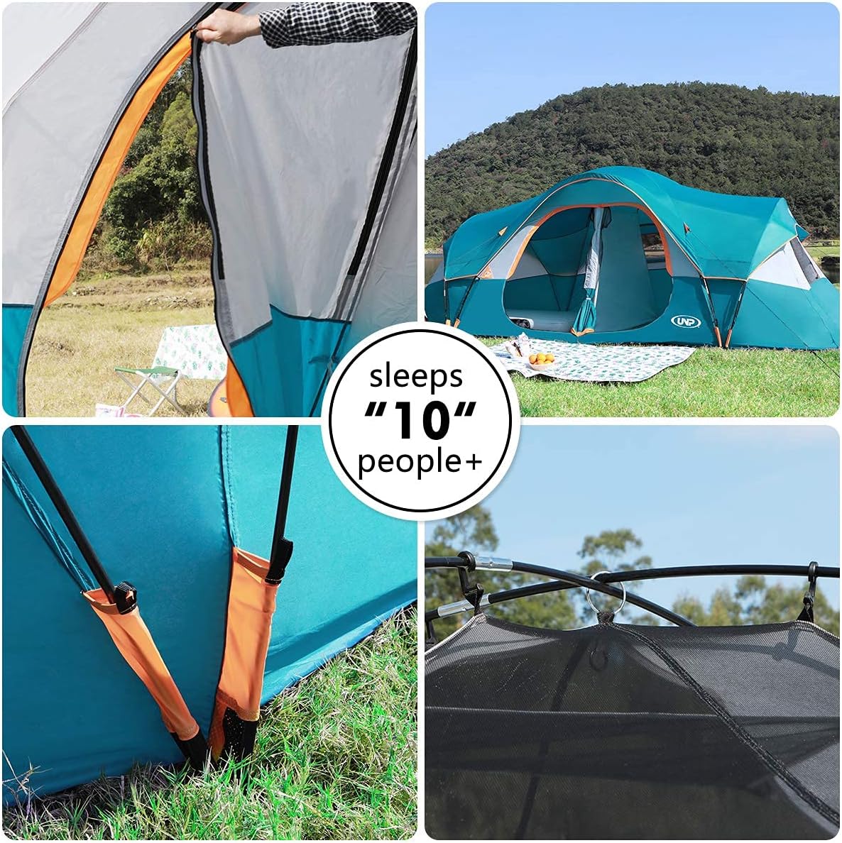 Detalle 2 de UNP Camping Tent 10-person