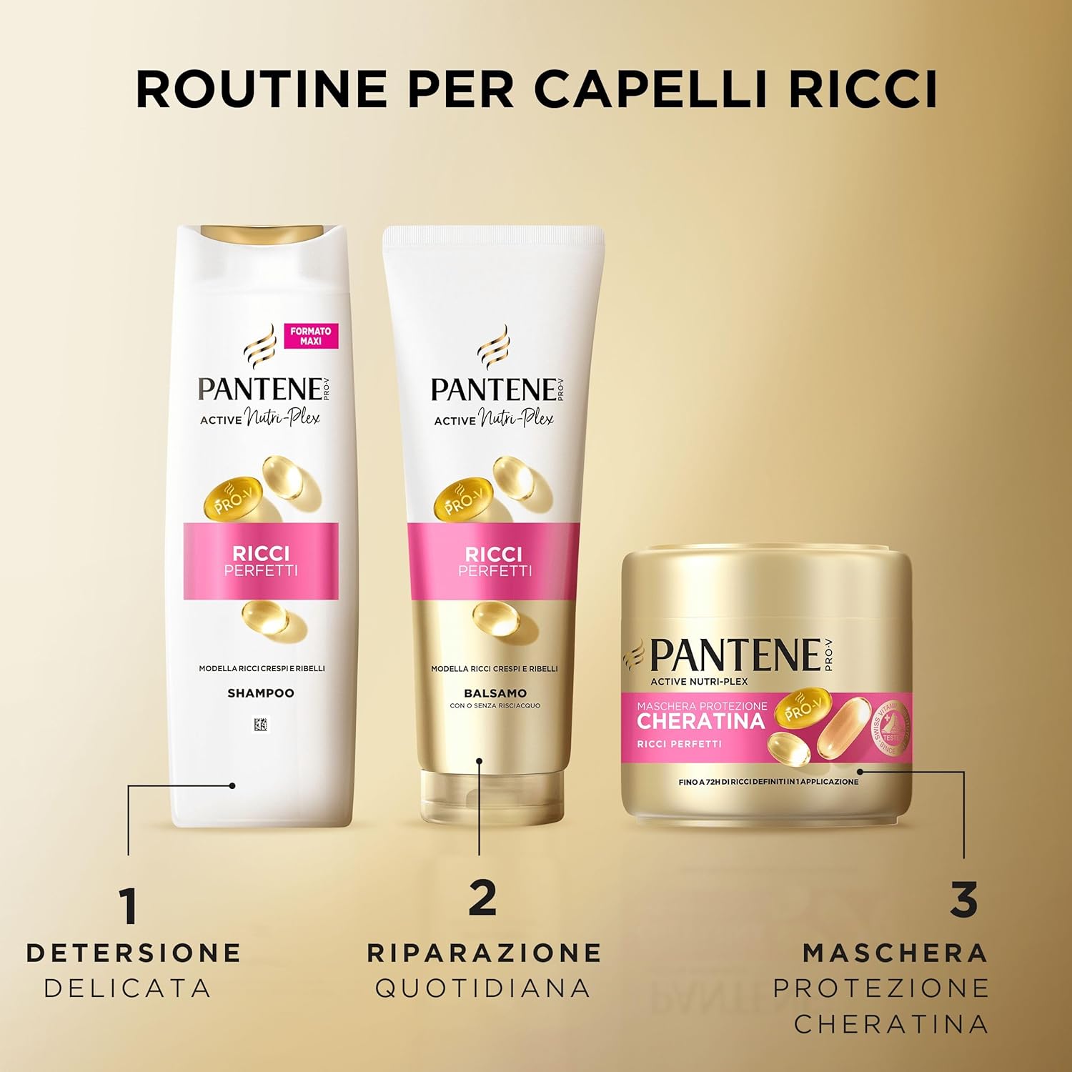 Thumbnail 5 de Pantene Pro-V Ricci Perfetti 300ml shampoo
