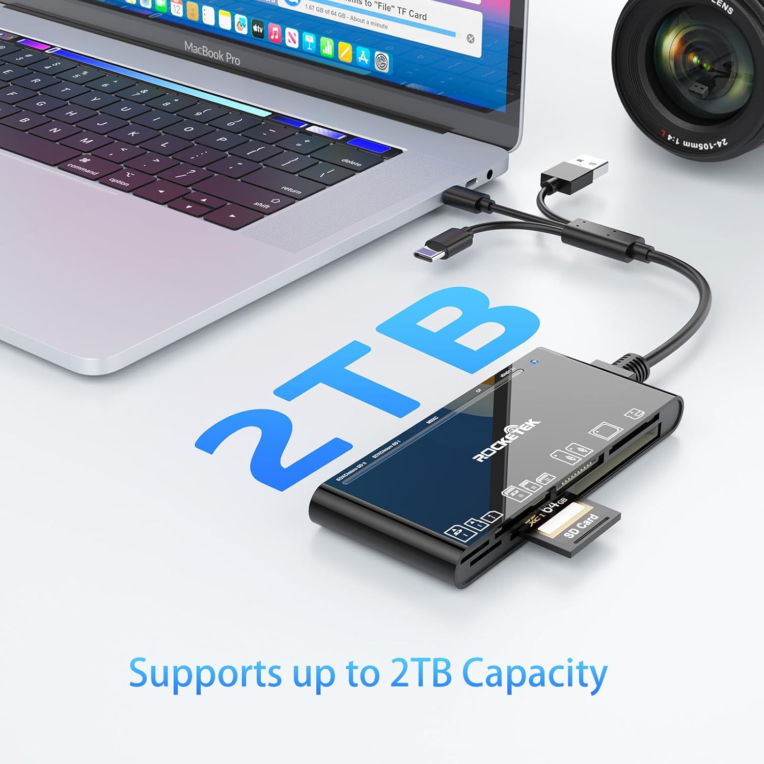 Thumbnail 5 de 7 in 3 USB 3.0 multi card reader adapter