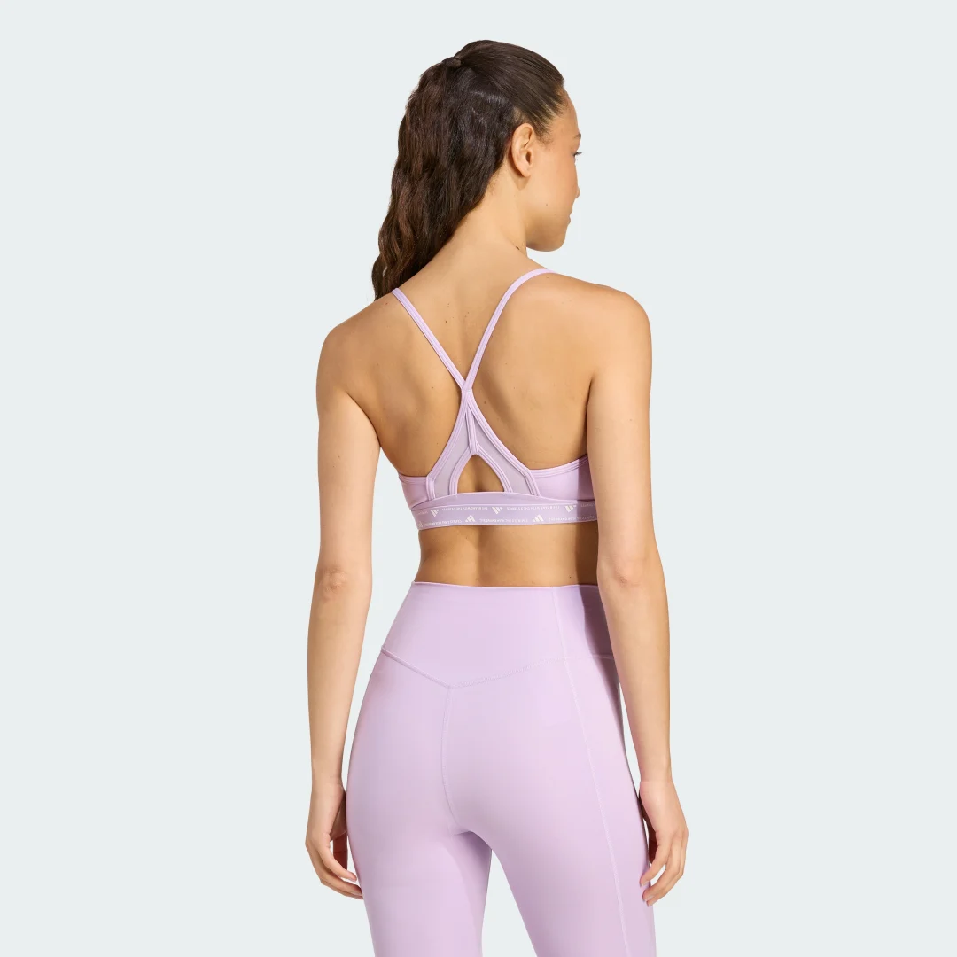 Thumbnail 1 de Sujetador Aeroreact Training 3 bandas Adidas en violeta