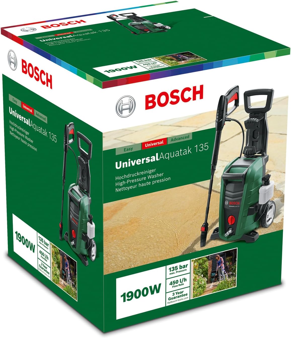 Thumbnail 5 de Bosch UniversalAquatak 135 Hochdruckreiniger 1900 W 🧽