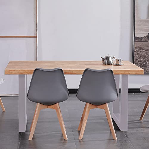 Thumbnail 1 de duehome Loft 🏡 Mesa de comedor fija en roble y blanco