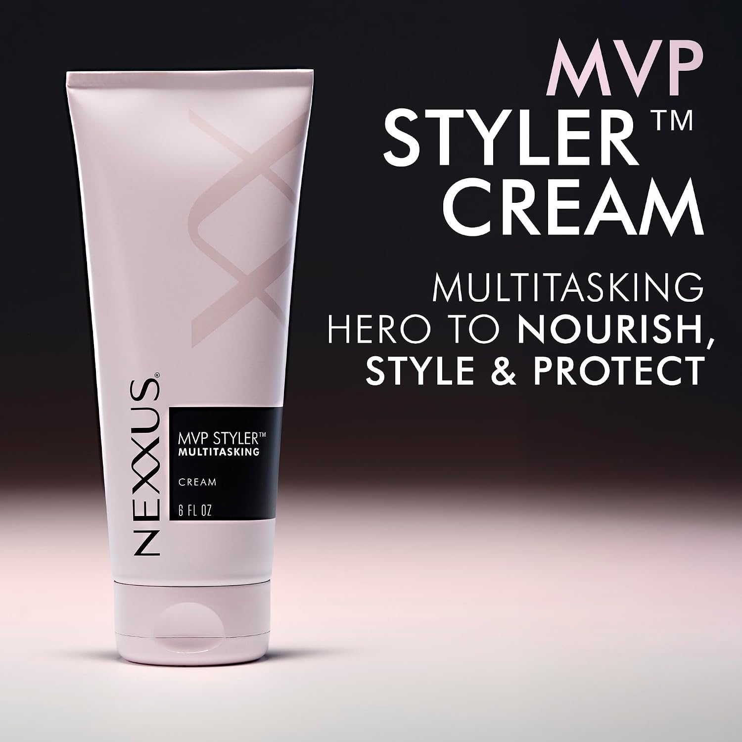 Detalle de Nexxus MVP Styler Multitasking Hair Cream, 6 oz, with 450°F Heat Protection