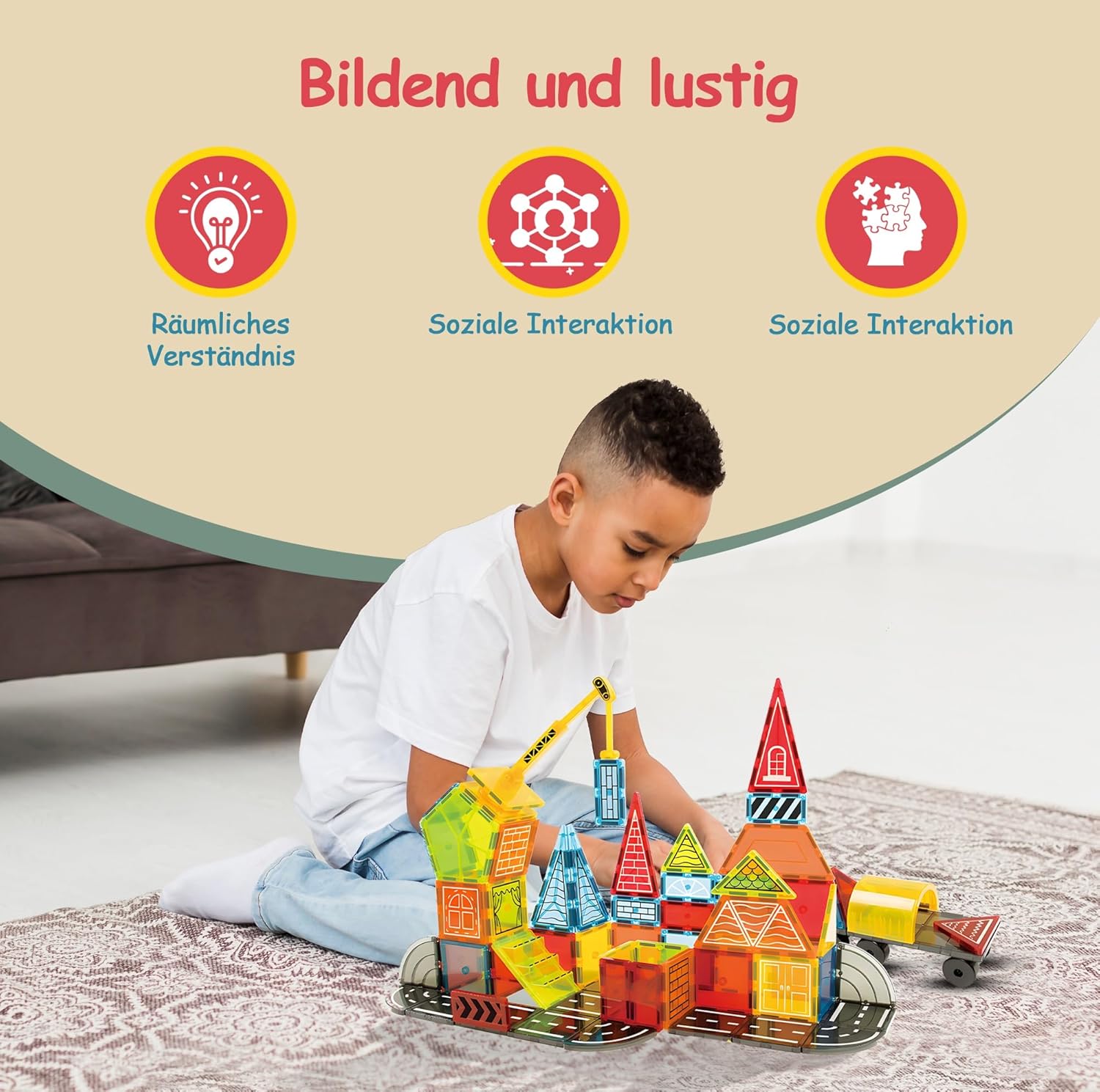 Thumbnail 6 de Olvy Magnetische Bausteine 42 🧩