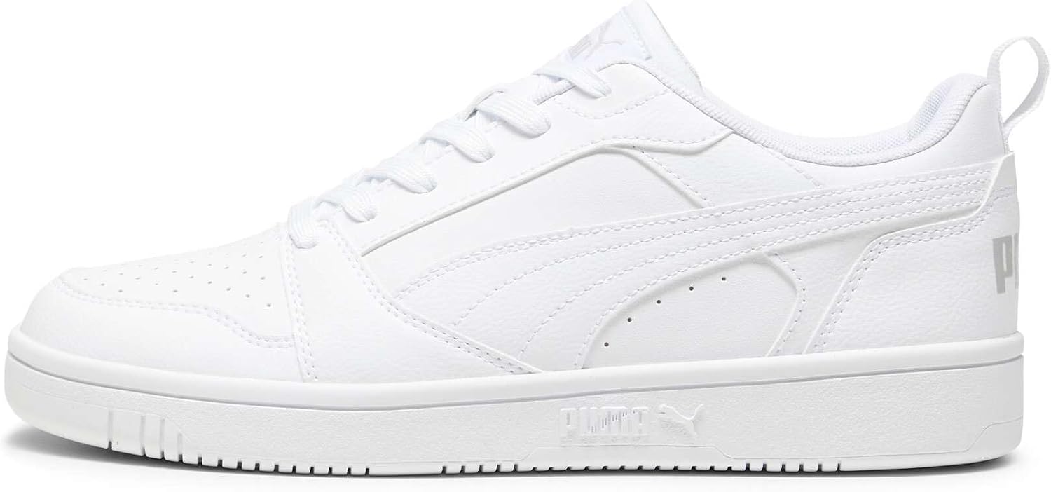 Detalle de PUMA Rebound V6 Low – Alltags-Sneaker mit Leder-Optik und markanten Details