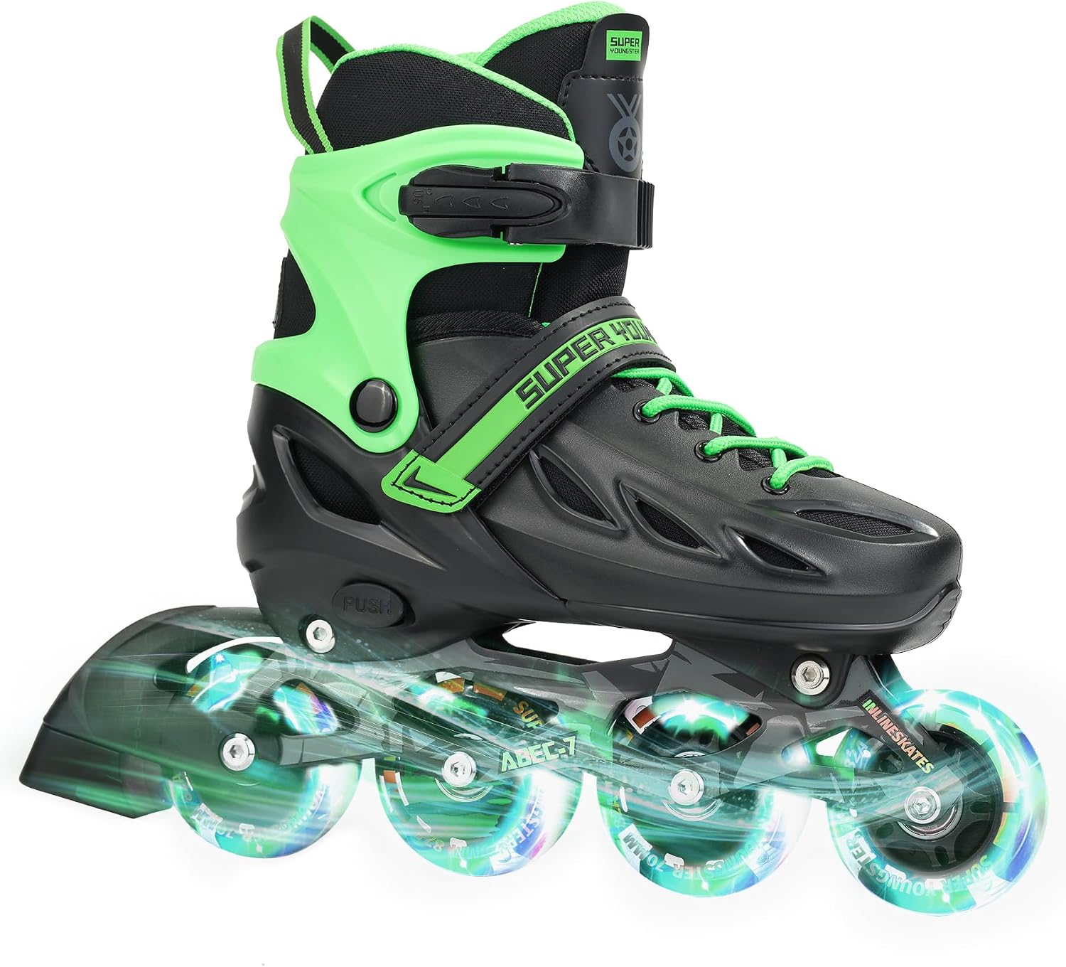 Detalle de SUPER YOUNGSTER Adjustable Inline Skates 4-12