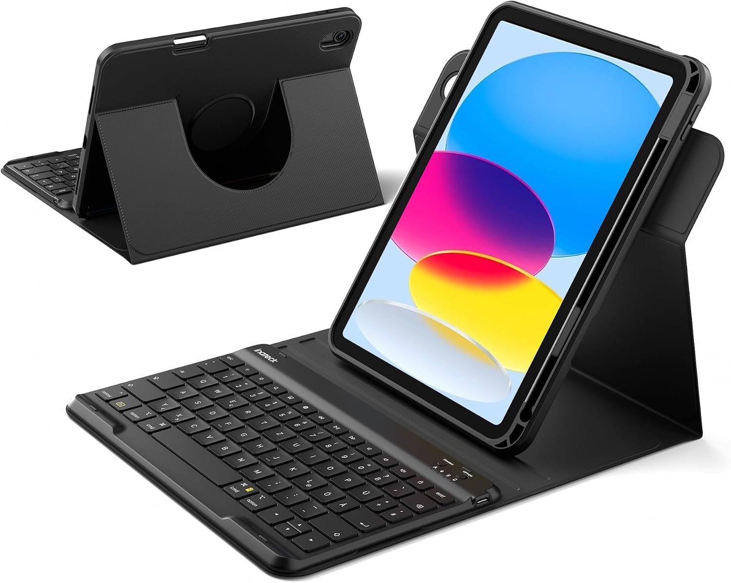 Detalle de Inateck N0029 Hülle mit Tastatur 280 mAh
