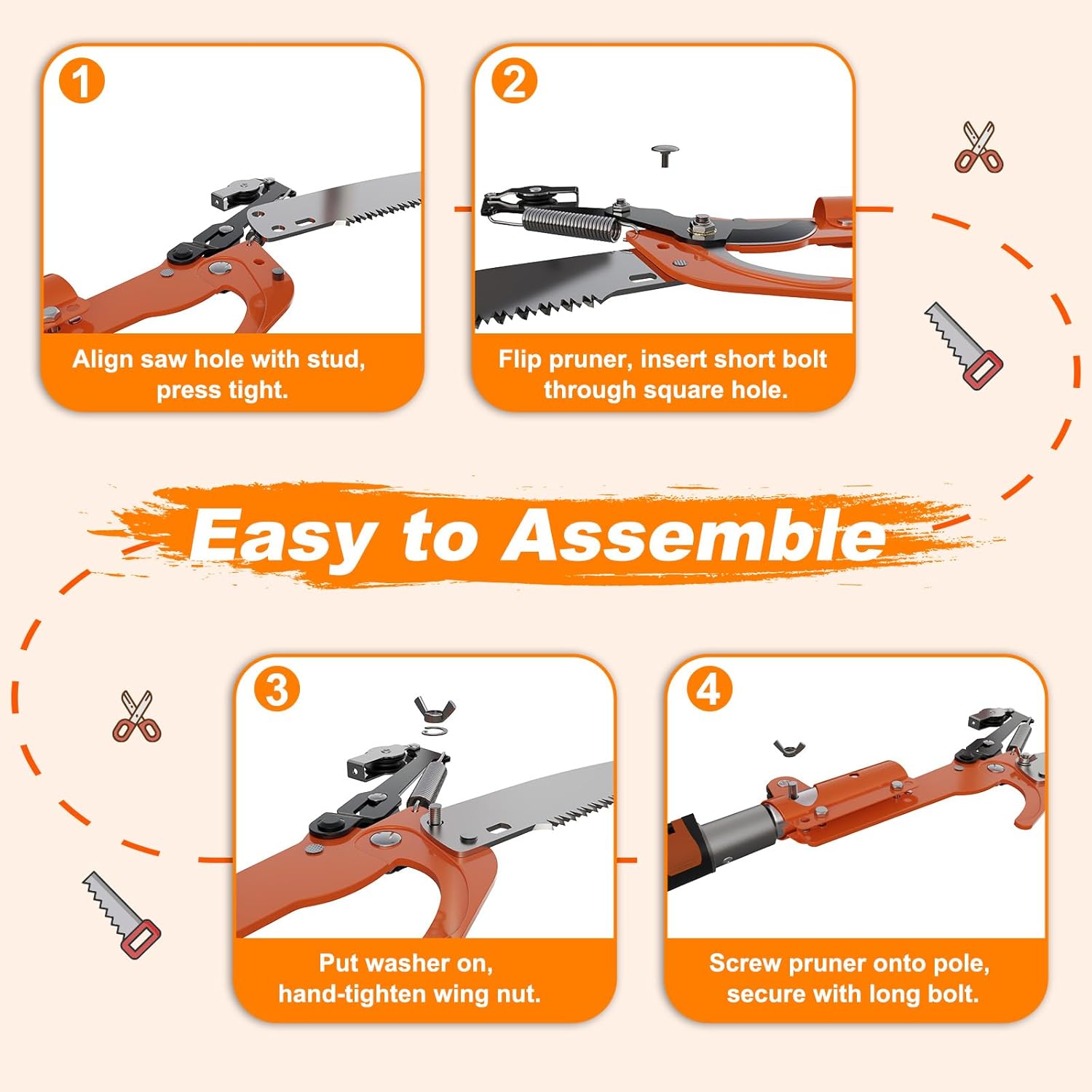 Thumbnail 3 de LAANPOLE 6m Telescopic Tree Pruner & Lopper