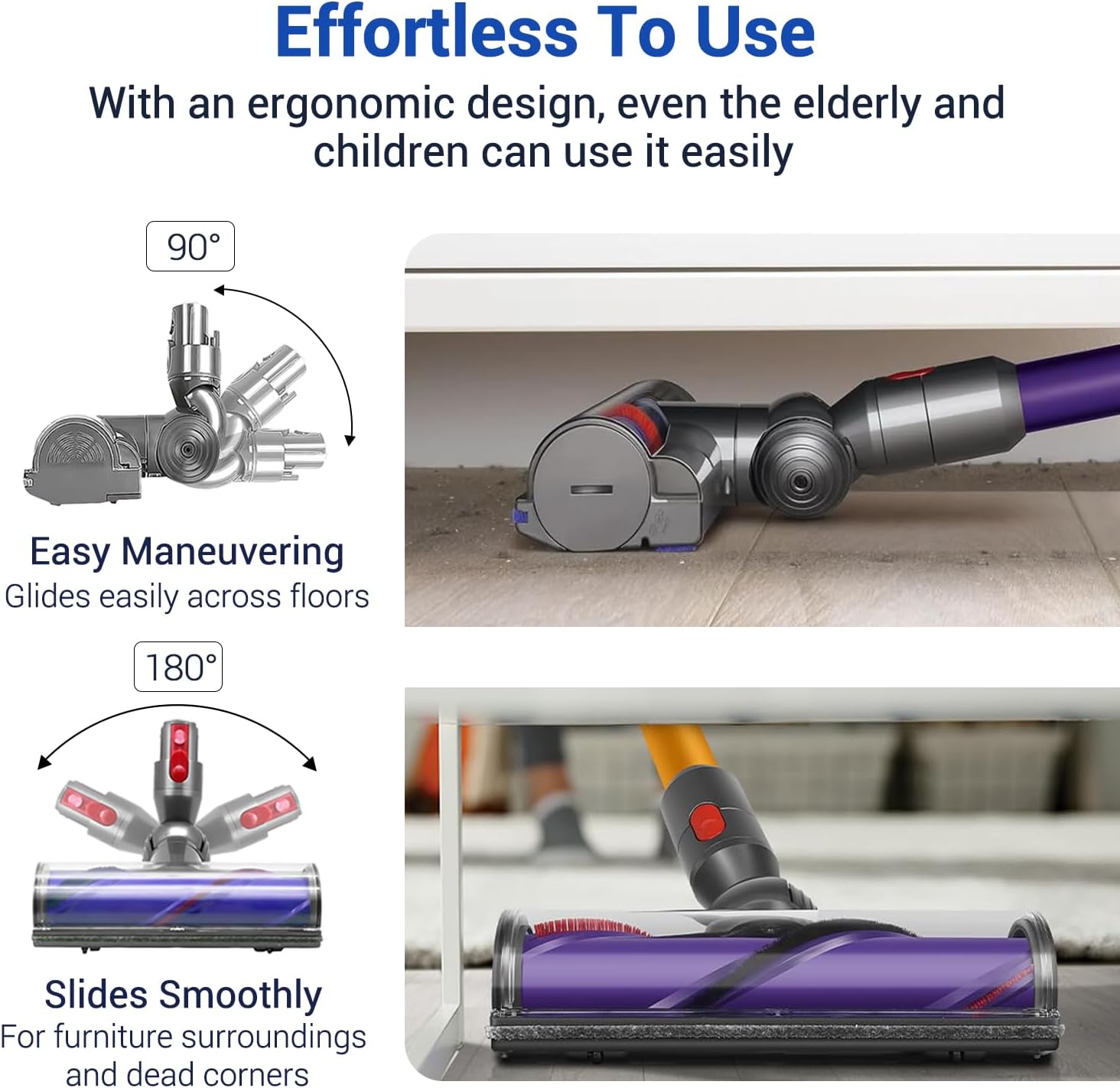 Thumbnail 4 de DAMAIYI Direct Drive Cleaner Head replacement for Dyson V7, V8, V10, V11 & V15