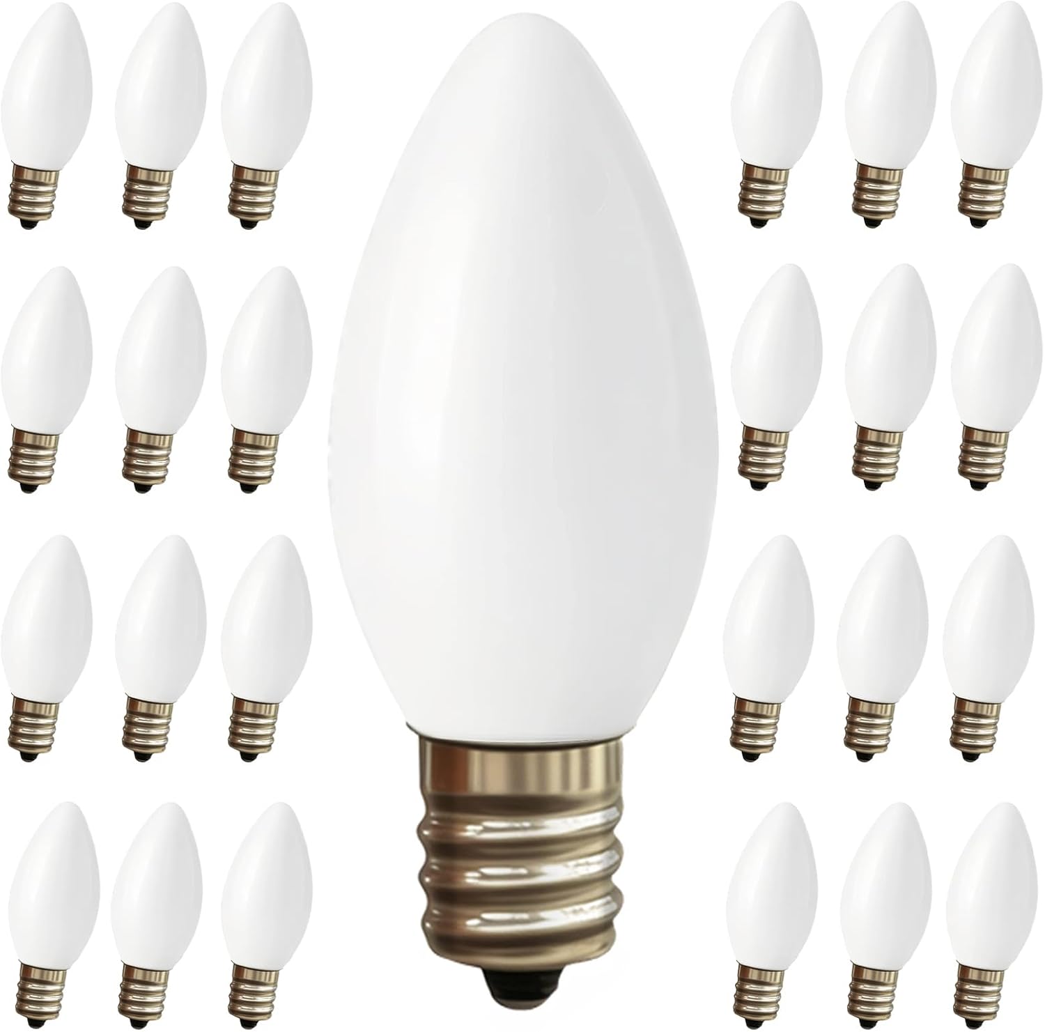Detalle de C9 LED Replacement Bulbs in Shatterproof Plastic