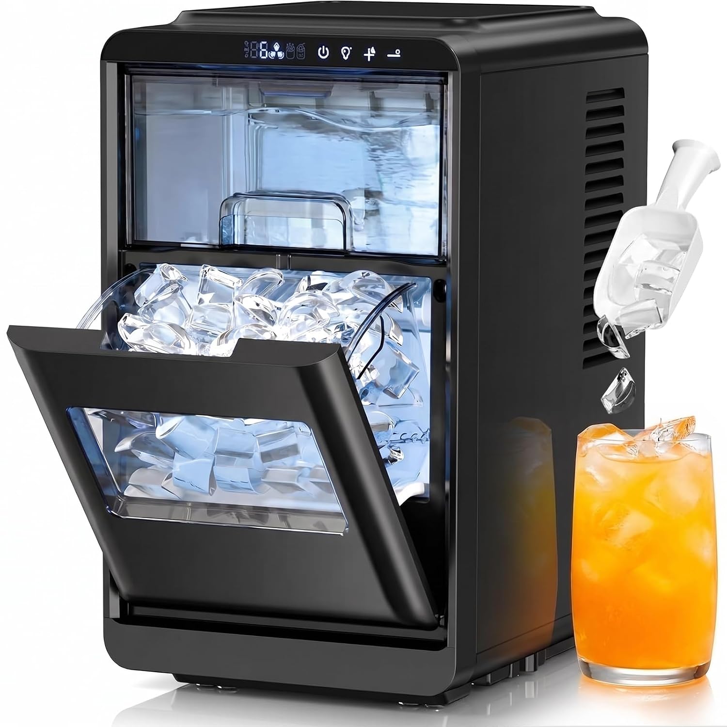 Detalle de Kismile Crescent Ice Maker, 27 lb Daily Capacity