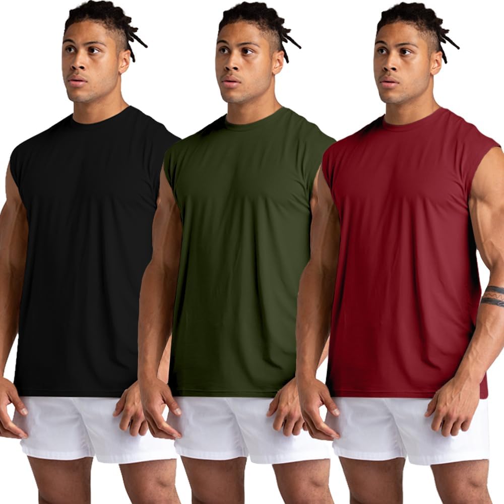 Thumbnail 2 de Herren Baumwoll Gym Tank Tops 1er Pack